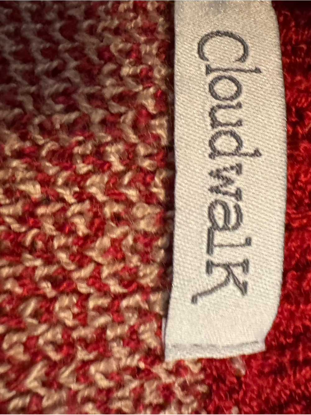 Open-Front Red Aztec Patterned Cardigan - Picture 3 of 4